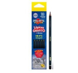 LAPIZ PROARTE GRAFITO HEXAGONAL Nº2 CAJA (X6)